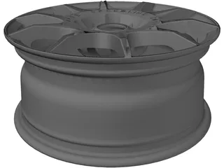 Car Wheel 3D Model