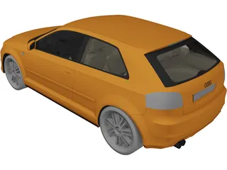 Audi S3 3D Model