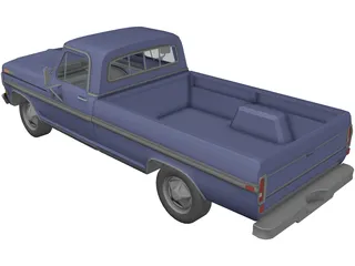 Ford Pickup (1977) 3D Model
