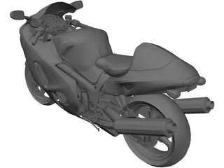 Suzuki Hayabusa 3D Model