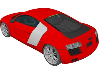 Audi R8 3D Model