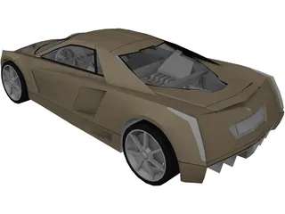 Cadillac Cien Concept 3D Model