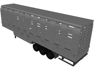 Trailer Livestock 3D Model