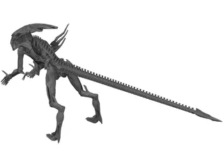 Alien Queen 3D Model