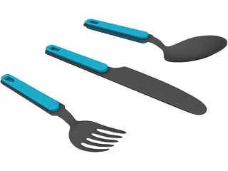 Cutlery 3D Model