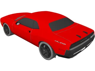 Dodge Challenger RT 3D Model
