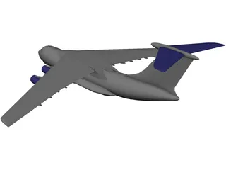 Ilyushin IL-76 Candid 3D Model