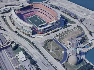 Cleveland City, USA (2023) 3D Model