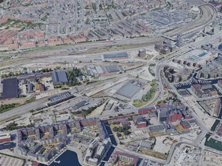 Copenhagen City, Denmark (2023) 3D Model