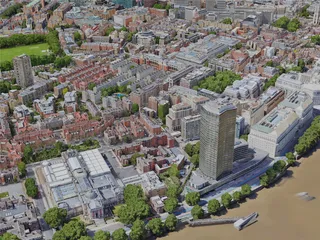 London City, UK (2022) 3D Model