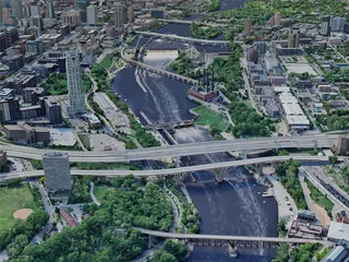 Minneapolis City, USA (2023) 3D Model