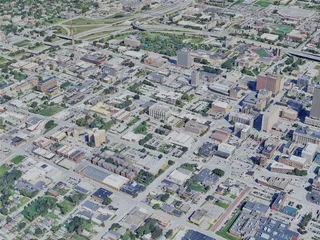 Omaha City, USA (2023) 3D Model