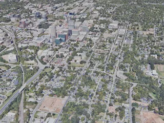 Raleigh City, USA (2023) 3D Model