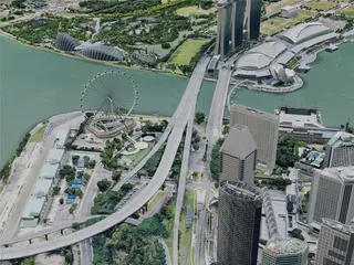 Singapore City, Singapore (2023) 3D Model