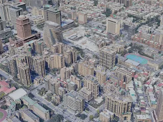Taipei City, Taiwan (2023) 3D Model