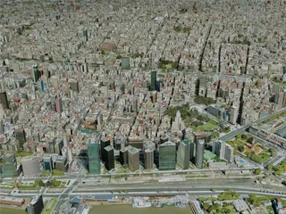 Buenos Aires City, Argentina (2021) 3D Model