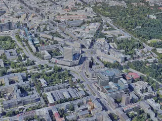 Warsaw City, Poland (2022) 3D Model