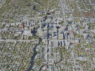 Fort Lauderdale City, USA (2022) 3D Model