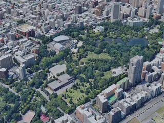 Sapporo City, Japan (2022) 3D Model