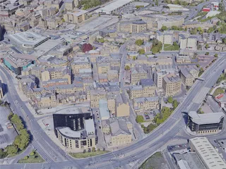 Bradford City, UK (2020) 3D Model
