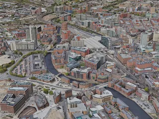 Leeds City, UK (2023) 3D Model