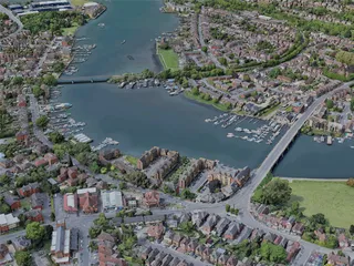 Southampton City, UK (2023) 3D Model