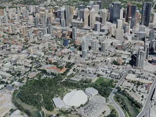 Calgary City, Canada (2022) 3D Model