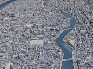 Hiroshima City, Japan (2023) 3D Model