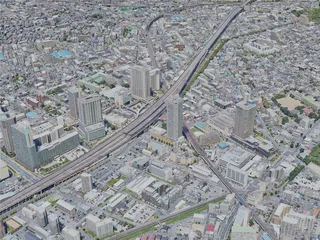 Saitama City, Japan (2022) 3D Model