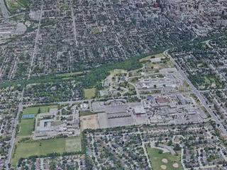 Hamilton City, ON, Canada (2023) 3D Model