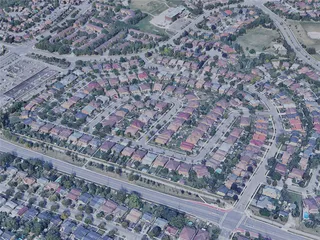 Mississauga City, ON, Canada (2023) 3D Model
