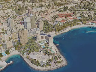 Monaco City, Monaco (2023) 3D Model