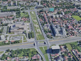 Zagreb City, Croatia (2022) 3D Model