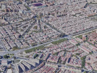 Seville City, Spain (2022) 3D Model