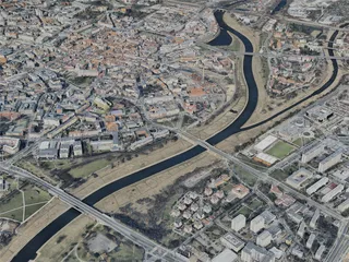 Poznan City, Poland (2022) 3D Model