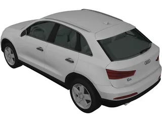 Audi Q3 (2011) 3D Model