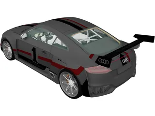 Audi TT RS Clubsport (2017) 3D Model