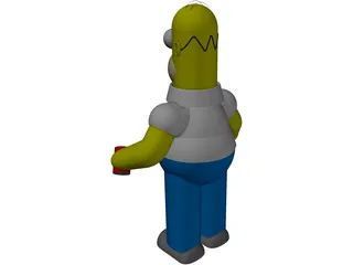 Simpsons Homer 3D Model