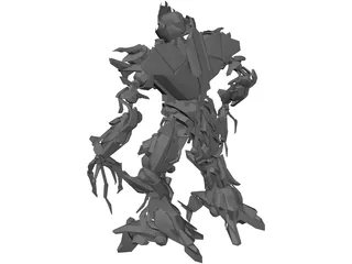 Transformers Movie Megatron 3D Model