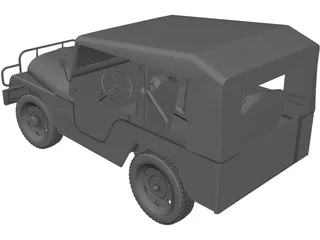 Jeep Willys CJ5 3D Model