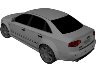 Audi RS4 3D Model