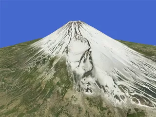 Mount Fuji 3D Model