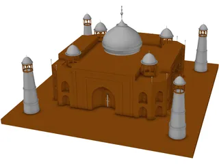 Taj Mahal 3D Model