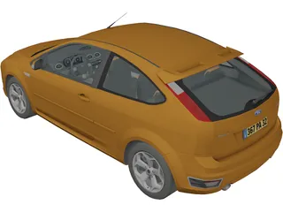 Ford Focus ST 3D Model