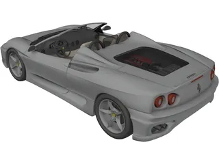 Ferrari 360 Spider 3D Model