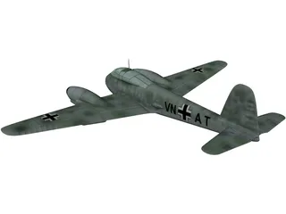 Messerschmitt Me 410 Hornisse (Hornet) 3D Model