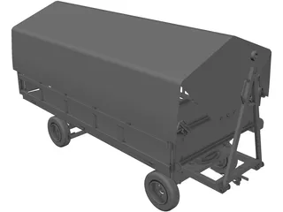 Baggage Trolley FRANKE 3D Model