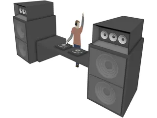 DJ 3D Model