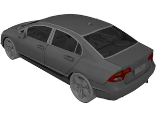 Honda Civic (2007) 3D Model