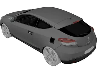 Renault Megane (2009) 3D Model